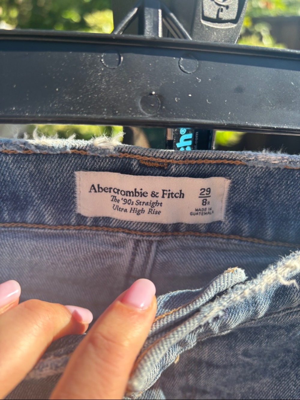 Abercrombie & Fitch 90s straight ultra high rise jeans - Picture 3 of 3